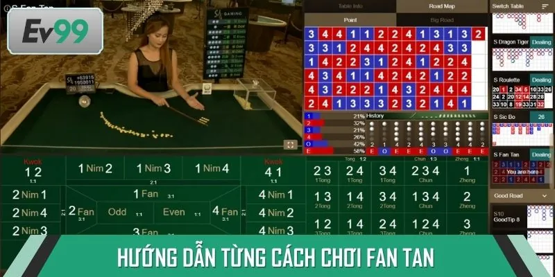 Hướng dẫn cách chơi Fan Tan chuẩn chỉnh