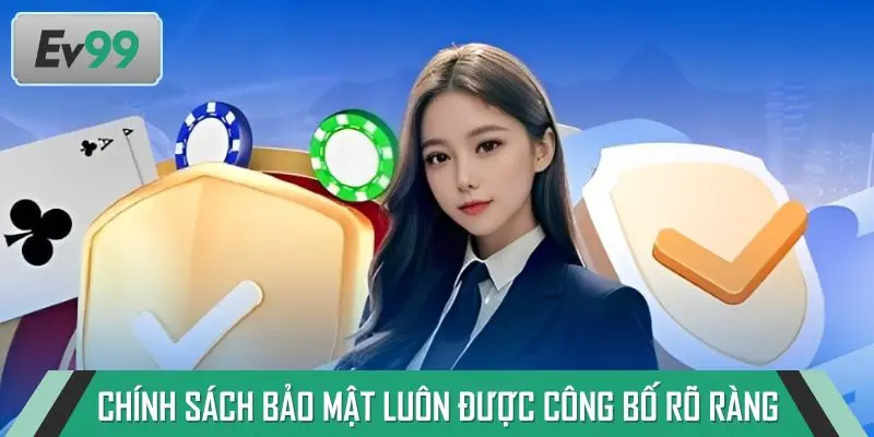 Chính sách bảo mật luôn được công bố rõ ràng, minh bạch 